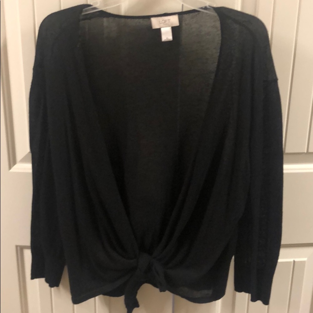 Loft black cardigan